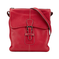 Loewe B LOEWE Red Calf Leather Crossbody Spain