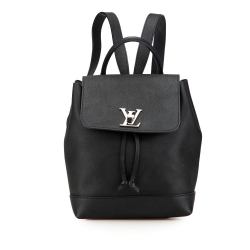 Louis Vuitton B Louis Vuitton Black Calf Leather Taurillon Lockme Backpack France