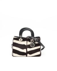 Christian Dior Zebra Lady Dior Bag