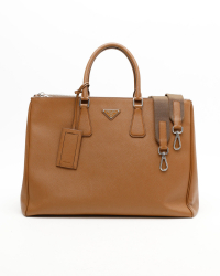 Prada Galleria Saffiano 2 Zip Travel Bag