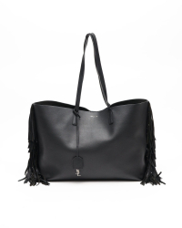 Saint Laurent Fringe Bold East/West Tote Bag