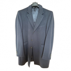 André Maurice Kaschmir Mantel dunkelblau