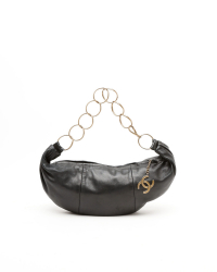 Chanel CC Half Moon Chain Hobo Bag