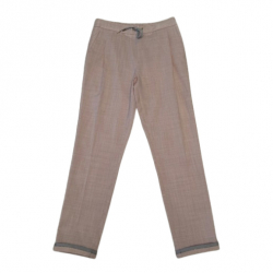 Fabiana Filippi NEW Rosa Hose aus Wolle