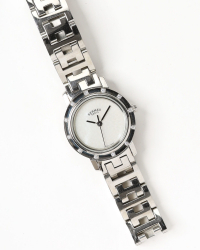 Hermès Clipper 24mm Ref CL4.230 Mother-of-Pearl Dial Watch