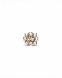 Gucci Flower Rhinestone Ring