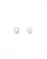 Louis Vuitton Empreinte Ear Studs, 18kt White Gold