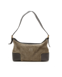 Loewe Suede Anagram Shoulder Bag