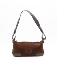 Loewe Suede Anagram Bag