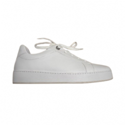 Loro Piana NEW all white Leather Sneakers