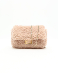 Fendi Nano Shearling Baguette Bag