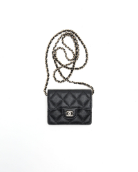 Chanel Caviar Mini Wallet On Chain Bag