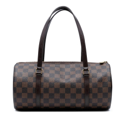 B Louis Vuitton Brown Damier Canvas Fabric Damier Ebene Papillon 30 France