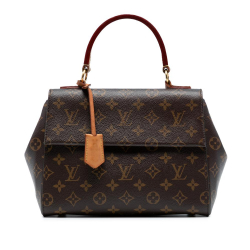 Louis Vuitton B Louis Vuitton Brown Monogram Canvas Fabric Monogram Cluny BB France