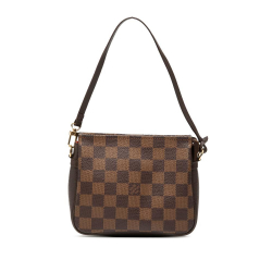 Louis Vuitton AB Louis Vuitton Brown Damier Canvas Fabric Damier Ebene Trousse Pochette France
