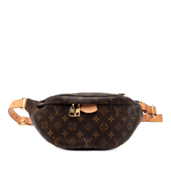 Louis Vuitton B Louis Vuitton Brown Monogram Canvas Fabric Monogram Bumbag France