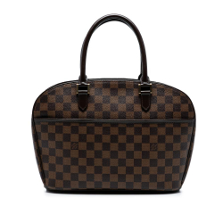 Louis Vuitton B Louis Vuitton Brown Damier Canvas Fabric Damier Ebene Sarria Horizontal France
