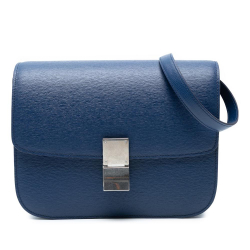 Celine AB Celine Blue Calf Leather Medium skin Classic Box Italy
