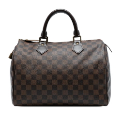 Louis Vuitton B Louis Vuitton Brown Damier Canvas Fabric Damier Ebene Speedy 30 France