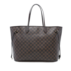 Louis Vuitton AB Louis Vuitton Brown Damier Canvas Fabric Damier Ebene Neverfull GM France