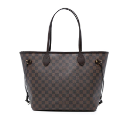 Louis Vuitton B Louis Vuitton Brown Damier Canvas Fabric Damier Ebene Neverfull MM France