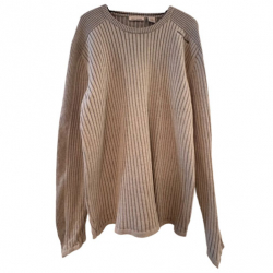 DKNY Gerippter Pullover aus Baumwollgewebe