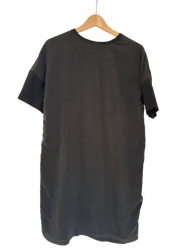 Cos Black cotton/silk dress