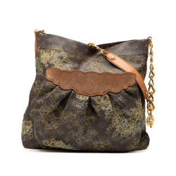 Louis Vuitton B Louis Vuitton Brown Monogram Canvas Fabric Limited Edition Monogram Dentelle Fersen France