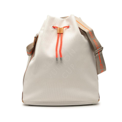 Louis Vuitton B Louis Vuitton White Canvas Fabric Damier Geant LV Cup Volunteer Bag France