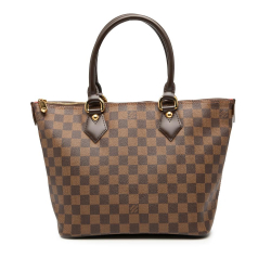 Louis Vuitton AB Louis Vuitton Brown Damier Canvas Fabric Damier Ebene Saleya PM France