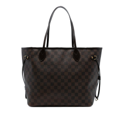 Louis Vuitton AB Louis Vuitton Brown Damier Canvas Fabric Damier Ebene Neverfull MM France