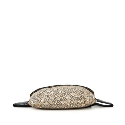 Burberry B Burberry Brown Beige Nylon Fabric TB Monogram Sonny Belt Bag United Kingdom