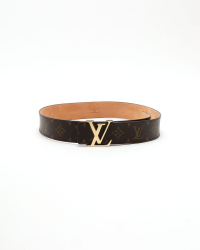 Louis Vuitton Monogram San Tulle LV Leather Belt