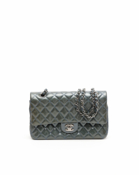 Chanel Patent Classic Medium Double Flap Bag