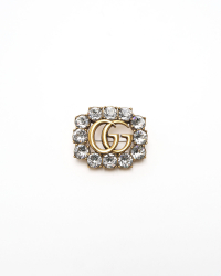 Gucci Rhinestone Brooch