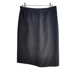 Celine Wool dark grey skirt