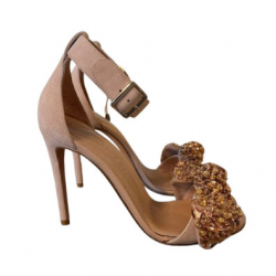 Alexander McQueen Wildleder-Sandalen-Absätze