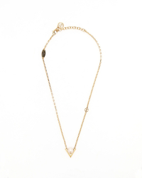 Louis Vuitton V For Vuitton Pear Necklace