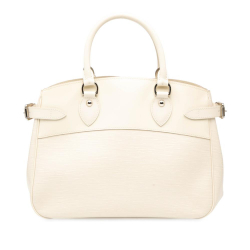 Louis Vuitton B Louis Vuitton White Epi Leather Leather Epi Passy PM France