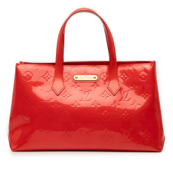 Louis Vuitton B Louis Vuitton Red Vernis Leather Leather Monogram Vernis Wilshire PM France