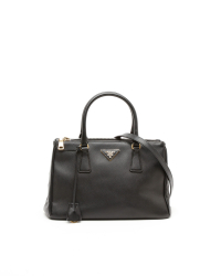 Prada Saffiano Lux Galleria Double Zip Bag