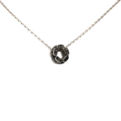 Chanel AB Chanel Silver with Black 18K White Gold Metal Ceramic Ultra Necklace France