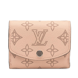 Louis Vuitton AB Louis Vuitton Pink Light Pink Calf Leather Monogram Mahina Iris XS France