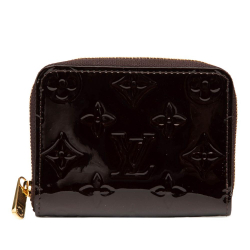 Louis Vuitton B Louis Vuitton Purple Vernis Leather Leather Monogram Vernis Zippy Coin Purse France