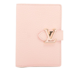 Louis Vuitton AB Louis Vuitton Pink Light Pink Calf Leather Taurillon Capucines Vertical Compact Wallet France