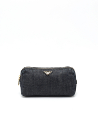 Prada Denim Toiletry Pouch