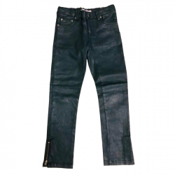 Bonpoint Schimmernde Jeans Hose mit Reißverschluss am Hosenbein