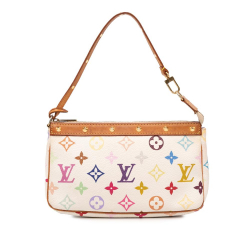 Louis Vuitton White Monogram Multicolore Pochette Accessoires France