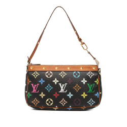 Louis Vuitton Black Monogram Multicolore Pochette Accessoires France