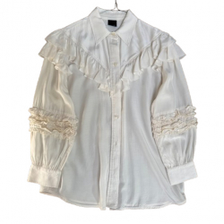 Pinko Hemd mit Rüschen